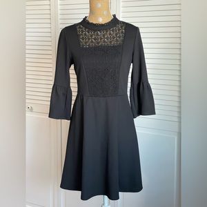 Xhilaration Sz M black dress W/lace  New Christmas New Years ready
